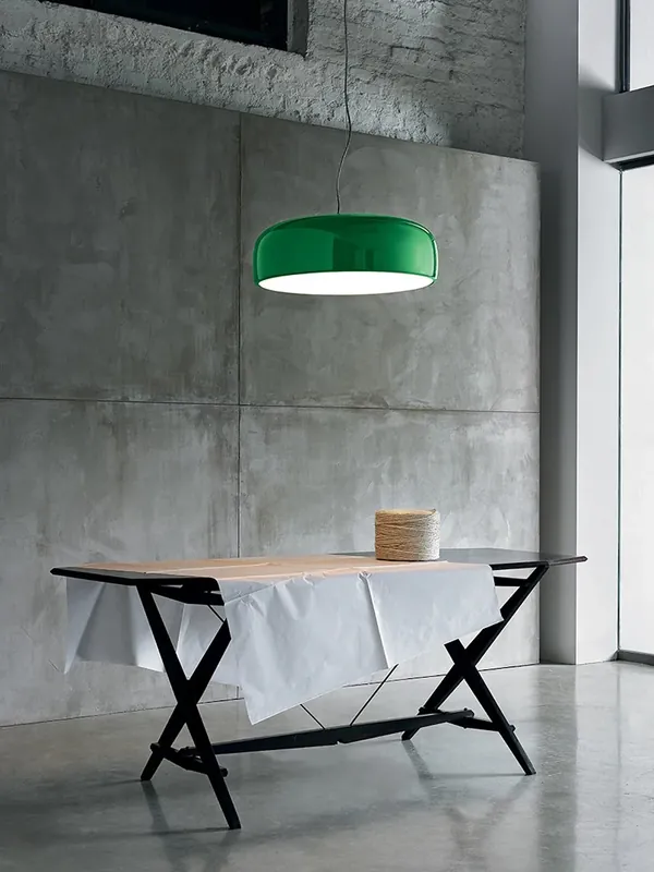 Ultima Occasione Flos Smithfield Suspension Pro Lampada sospesa 60 cm verde F1367039