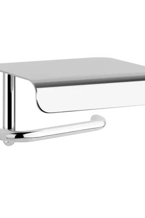 Spedizione Espresso Porta Rotolo a Muro Con Coperchio Cromo Goccia 38049 Gessi