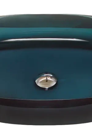 Antonio Lupi Sensoc Lavabo 60x40 da appoggio in cristalmood Ceruleo Spedito Oggi