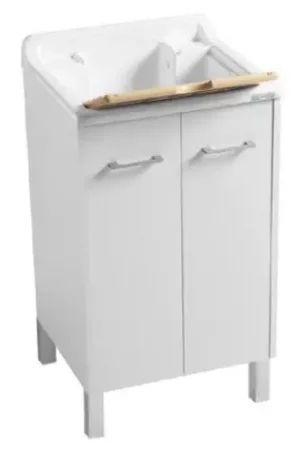 Colavene Domestica 50x45 Lavatoio con piedini Bianco PDL5045B Prezzo Scontato