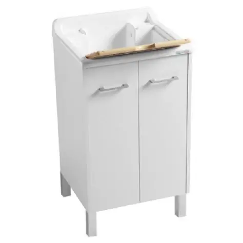 Colavene Domestica 50x45 Lavatoio con piedini Bianco PDL5045B Prezzo Scontato