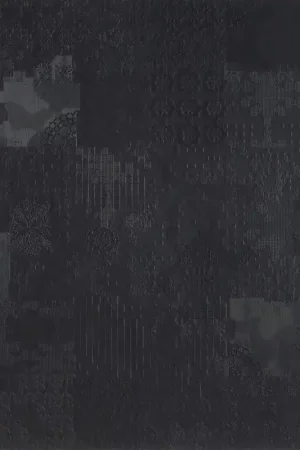 Bestseller Mutina Dechiner Decor Piastrella Esagonale Rettificato Relief Spazzolato Cm 120x120 In Gres Porcellanato Nero