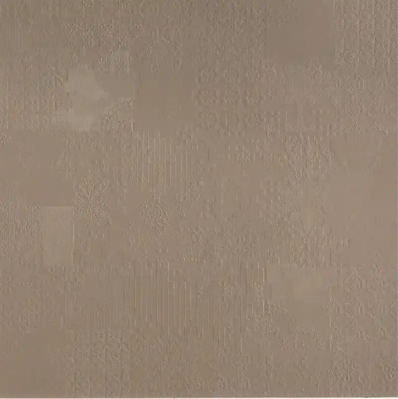 Mutina Dechiner Decor Piastrella Rettificato Relief Spazzolato Cm 60x120 In Gres Porcellanato Ecru Ultime Pezzi