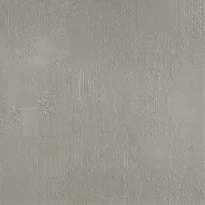 Mutina Dechiner Decor Piastrella Rettificato Relief Spazzolato Cm 60x120 In Gres Porcellanato Grigio Promozione Esclusiva