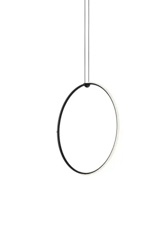 Di Tendenza FLOS Arrangements Round Medium Lampada 66 cm sospesa nero opaco F0407030