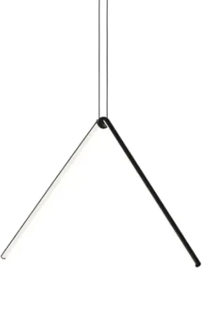 Direttamente Dal Produttore Flos Arrangements Broken Line Lampada 102 cm a sospensione Nero Opaco F0405030