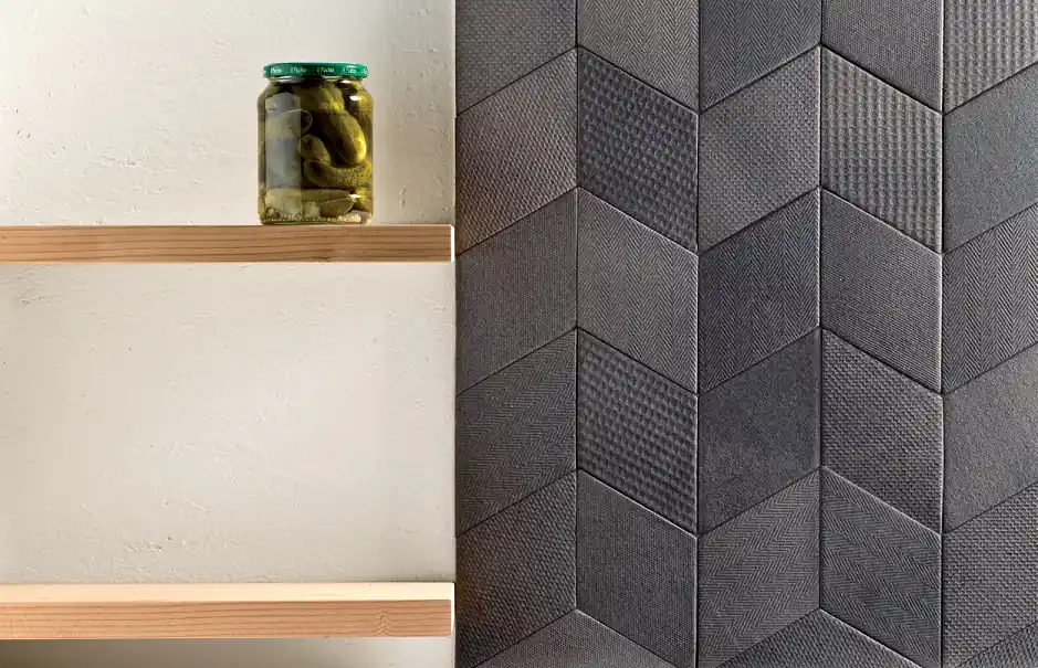 Compra Adesso Mutina Tex Piastrella Cm 11,5x20 Trafilato Smaltato In Gres Porcellanato Black