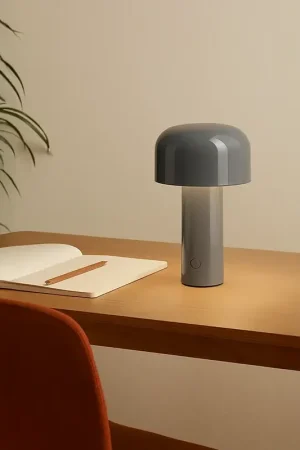 Affare Flos Bellhop lampada da tavolo fungo ricaricabile a luce Grigio F1060020