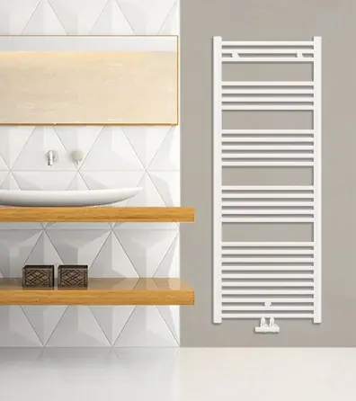 Lazzarini Bolzano 1785x500 Scaldasalviette dritto 763 W Bianco 382932 Subito Disponibile