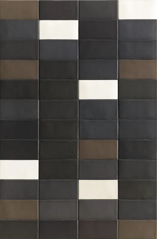 Mutina Lane Mono Piastrella In Gres Porcellanato Smaltato Cm 7,9x16 Black Super Prezzo