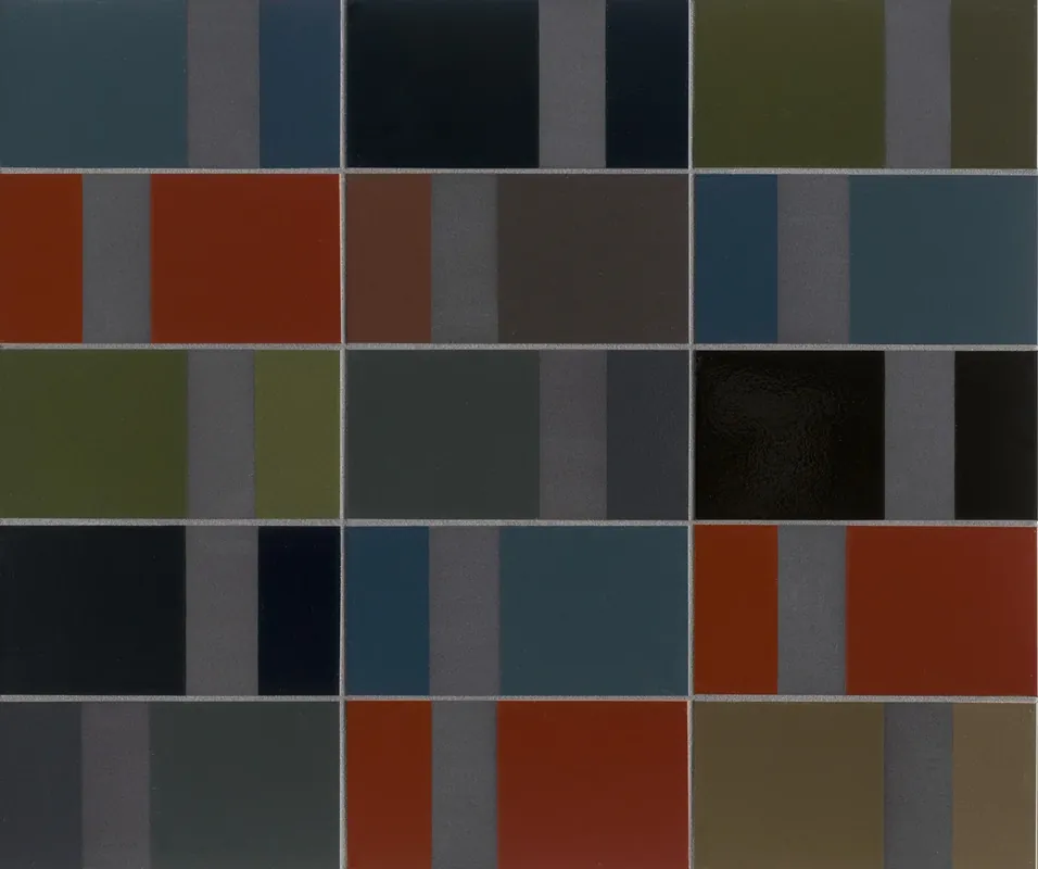 Mutina Diarama Piastrella In Gres Porcellanato Smaltato Cm 9,4x18,7 Black Chroma Economico