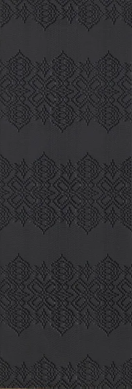 Mutina Bas Relief Piastrella Trafilato Cm 18x54 Garland Relief Nero Compra Oggi Stesso