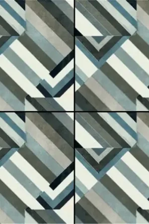 Consegna Rapida Mutina Azulej Prata Piastrella Smaltata Cm 20x20 GRES PORCELLANATO Nero
