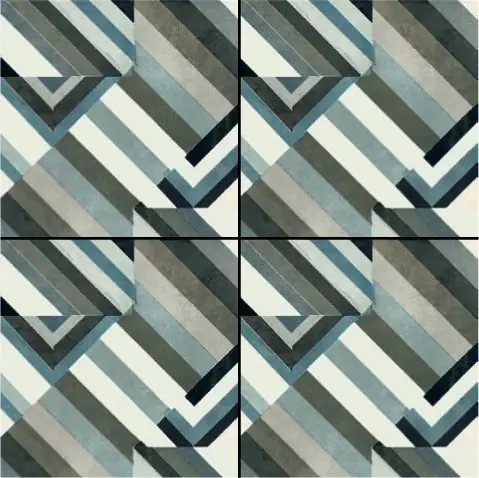 Consegna Rapida Mutina Azulej Prata Piastrella Smaltata Cm 20x20 GRES PORCELLANATO Nero
