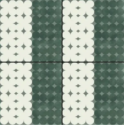 Mutina Azulej Trevo Piastrella Smaltata Cm 20x20 GRES PORCELLANATO Nero Ultima Occasione