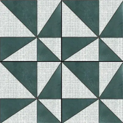 Ultime Pezzi Mutina Azulej Gira Piastrella Smaltata Cm 20x20 GRES PORCELLANATO Nero