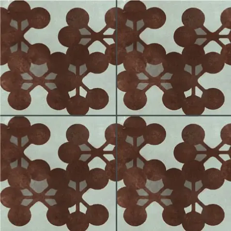 Mutina Azulej Flores Piastrella Smaltata Cm 20x20 GRES PORCELLANATO Grigio Occasione Imperdibile