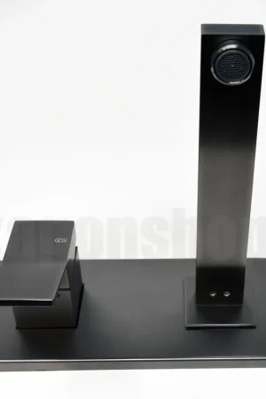 Di Tendenza Gessi Rettangolo K Parti Esterne Miscelatore lavabo senza parte Incasso black metal brushed PVD