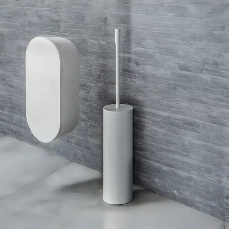 Colombo Plus Portascopino pavimento Bianco Opaco W49610BM Ultima Occasione