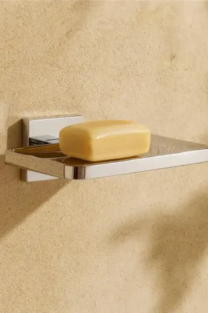Colombo Basicq b3781 Porta Sapone Inamovibile Cromo Soddisfatti O Rimborsati