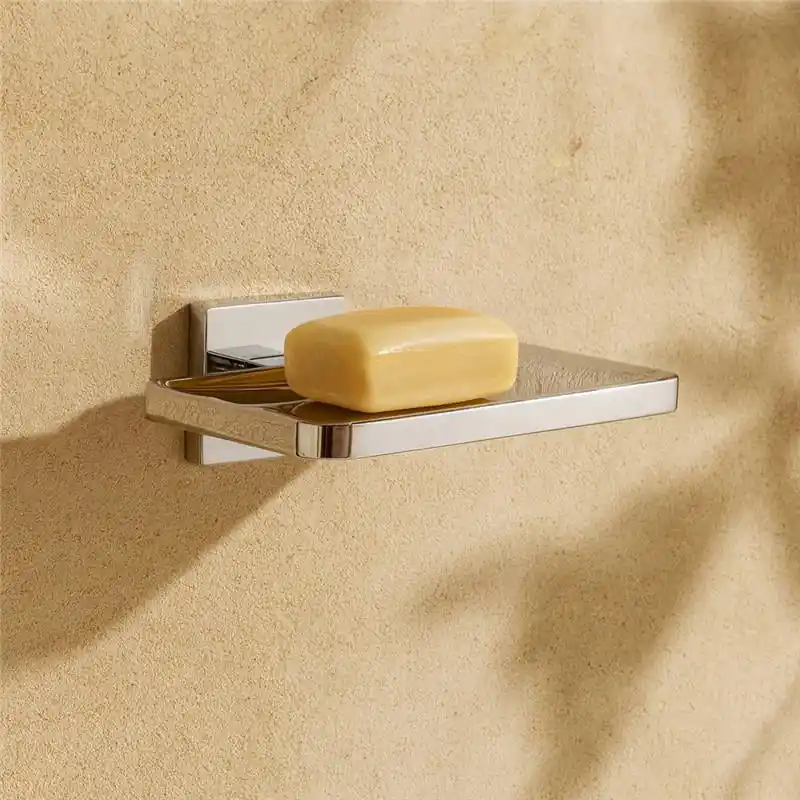 Colombo Basicq b3781 Porta Sapone Inamovibile Cromo Soddisfatti O Rimborsati