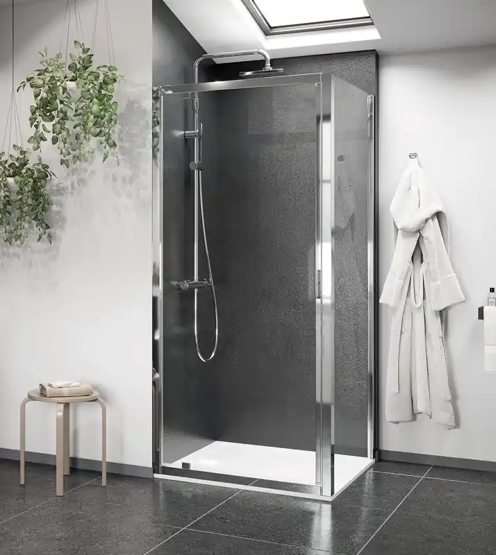 Novellini Lunes 2.0 G Box doccia 80x100 un battente in out H 195 trasparente silver Prezzo Basso