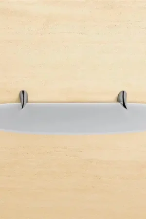 Promo Stagionale Colombo Link Mensola 64 cm in vetro cromo B2416