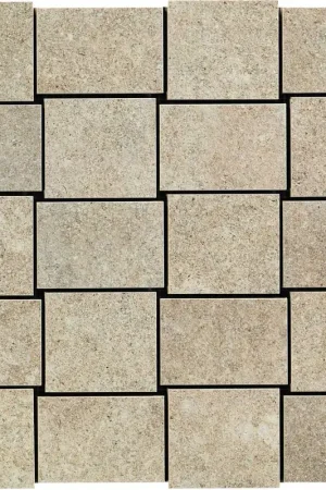 A Buon Prezzo Pavimento rivestimento 30x30 mosaico 9,5 mm in gres porcellanato noce Ragno Realstone Jerusalem 00R09H04