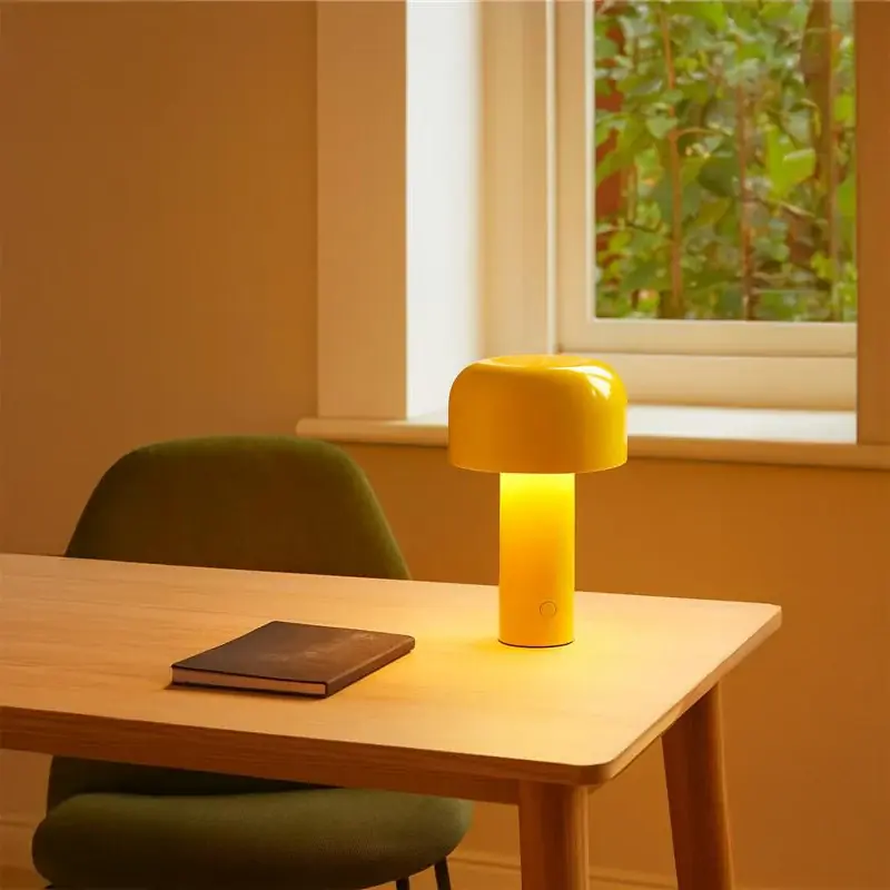Più Venduto Flos Bellhop lampada da tavolo fungo ricaricabile Giallo F1060019