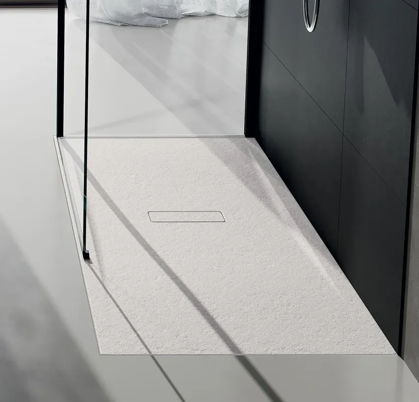 Novellini Custom Touch 140x80 Piatto Doccia effetto pietra in acrilico bianco morbido Affare