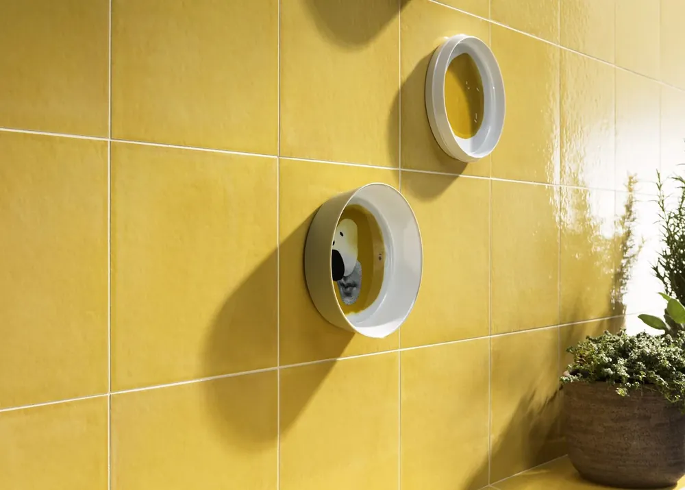 Rivestimento 20x20 Cm Giallo Lucido Ceramica Sant Agostino Vita Colours CSAVGILU20 Prezzo Scontato