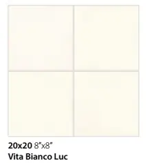 Quantità Limitata Rivestimento 20x20 Cm Bianco Lucido Ceramica Sant Agostino Vita Colours CSAVBILU20