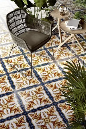 Acquista Ora Ceramica Sant Agostino Vita Sole 02 Lucido Decoro 20x20 Cm