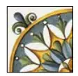 Ceramica Sant Agostino Vita Sole 01 Lucido Decoro Cm 20x20 Solo Oggi