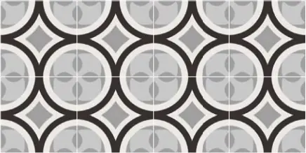 Scelto Dai Clienti Pavimento Rivestimento 20x20 decoro Ceramiche Sant Agostino Patchwork B&W 01