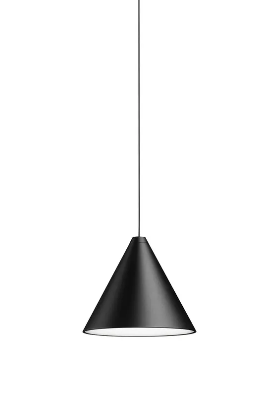 FLOS String Light Testa a Cono Lampada da soffitto pavimento cavo 12 m Nero F6481030 Promo Stagionale