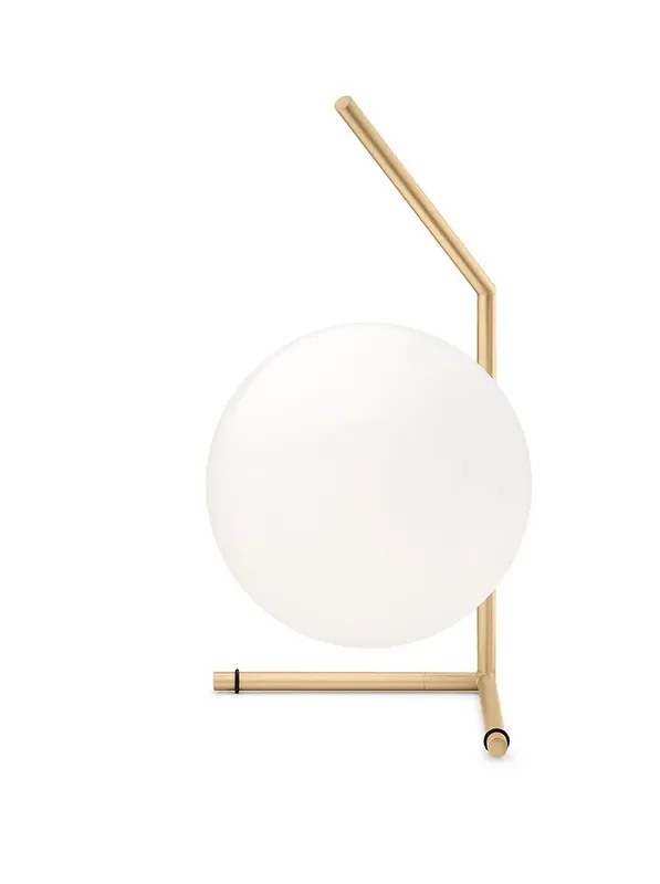 Promo Stagionale FLOS IC Lights Table 1 Low Lampada da tavolo 20 cm ottone spazzolato F3171059