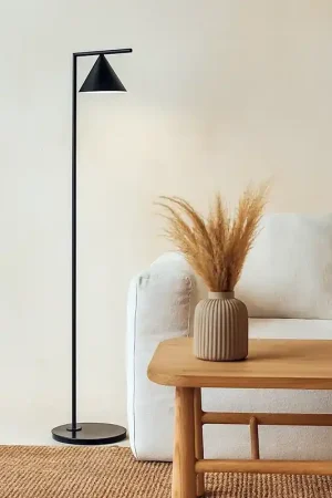 Acquista Ora FLOS Captain Flint Lampada a pavimento 154 cm Antracite Marmo Nero F1530030