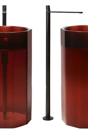 Offerta Limitata Antonio Lupi Vitreo Lavabo 50 cm Decagonale in Cristalmood
