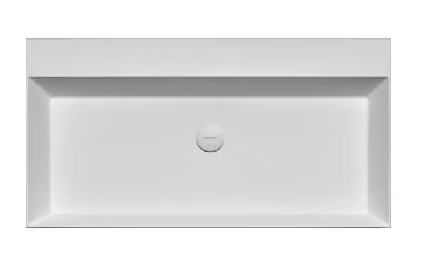 Consegna Rapida Antonio Lupi Gesto Lavabo 90x50 rettangolare In Flumood bianco