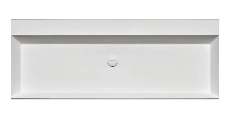 Antonio Lupi Gesto Lavabo 126x50 In Flumood bianco Super Prezzo