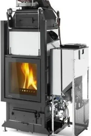 Compra Online Caminetto a legna o pellet Multifire ad aria con caricamento a destra Palazzetti NT Destro 15