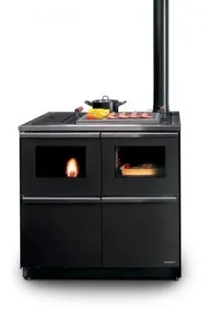 Compra Oggi Stesso Cucina A Pellet ad acqua in Acciaio Nero Palazzetti Bella Idro 15