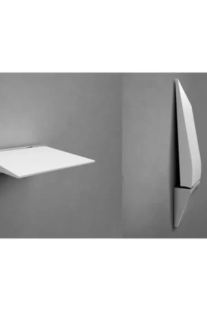 Sconto Koh-i-noor 5468Kv sedile doccia ribaltabile 32x37 a muro con chiusura soft stop in alluminio e abs bianco