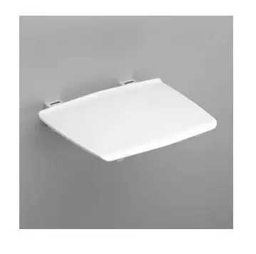 Koh-i-noor 5469KV sedile doccia ribaltabile 35x32 a muro in alluminio e abs bianco Offerta Del Giorno