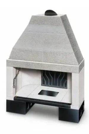 Prezzo Basso Palazzetti Patio 116 R Focolare in ghisa con cassetto cenere e portalegna