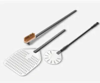 Affare Palazzetti set pizza kit attrezzi da forno 90 cm 3pz in alluminio