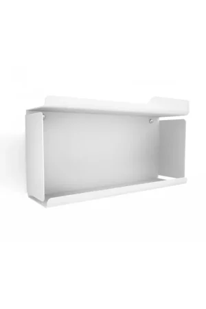 Acquista Ora Koh-i-noor mensola 45x25 a muro in acciaio bianco opaco 7532v