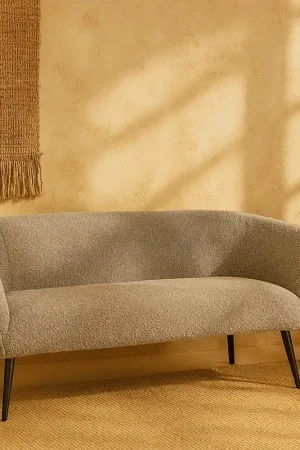 Di Tendenza Andrea Bizzotto Avril Divano 3 Posti Effetto Boucle Grigio 0748314