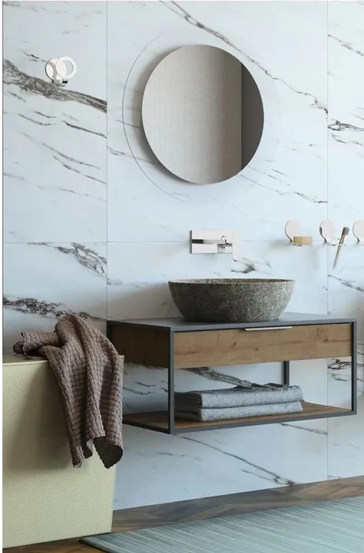 Soddisfatti O Rimborsati Koh-i-noor Geometrie 4 specchio 70 cm tondo con illuminazione